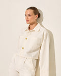 White Denim Jacket