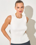 Sleeveless Rib Knit