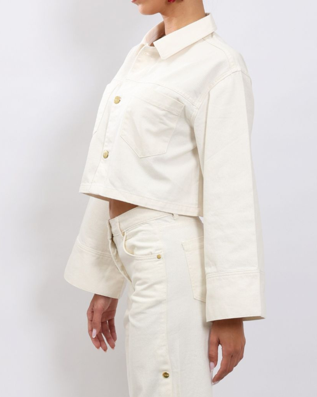 White Denim Jacket