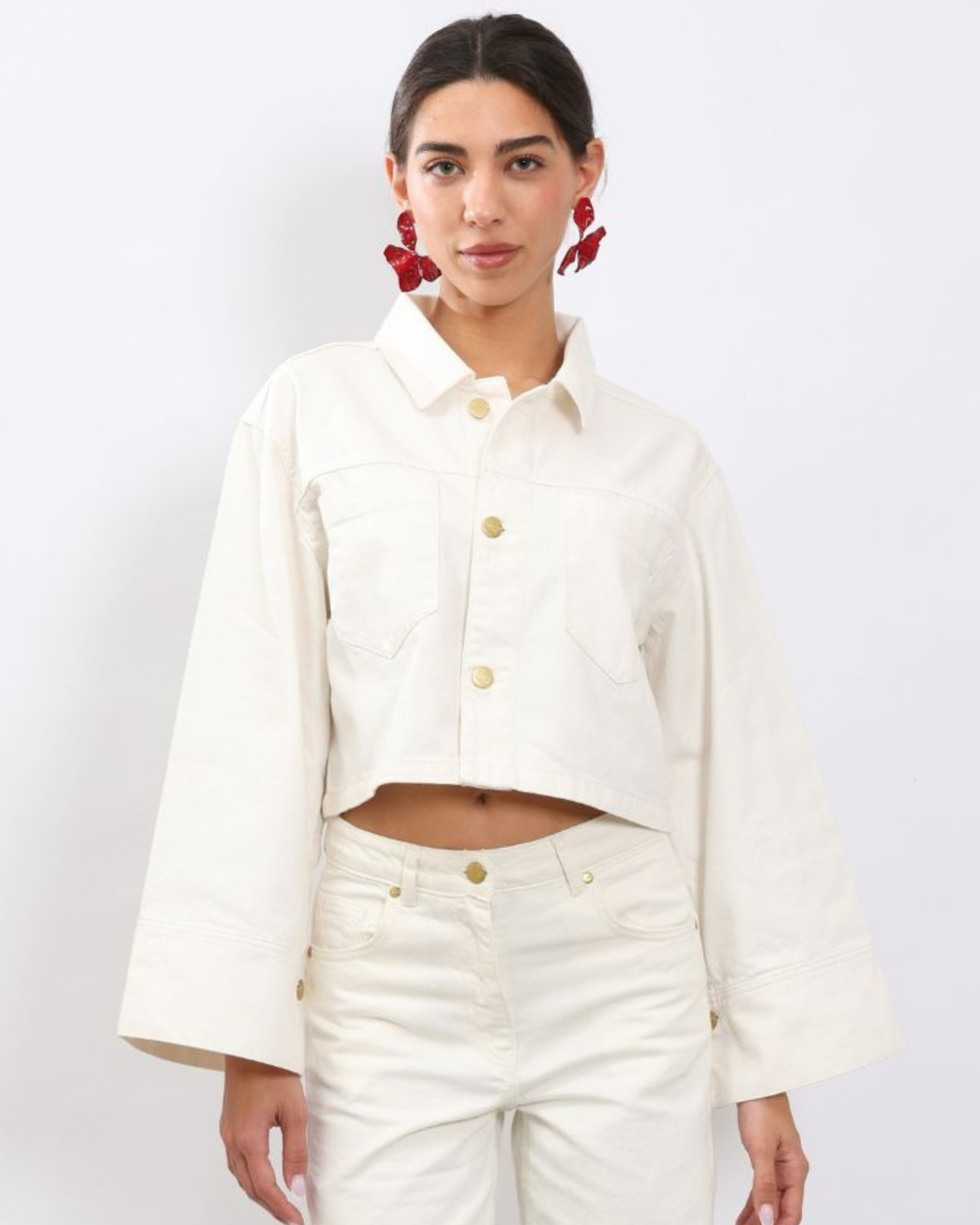 White Denim Jacket