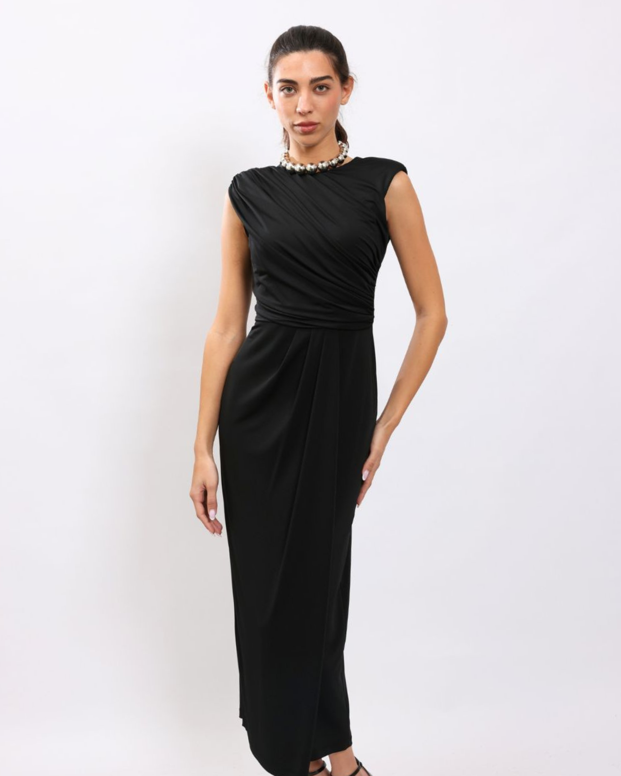 Ruched Line Dress