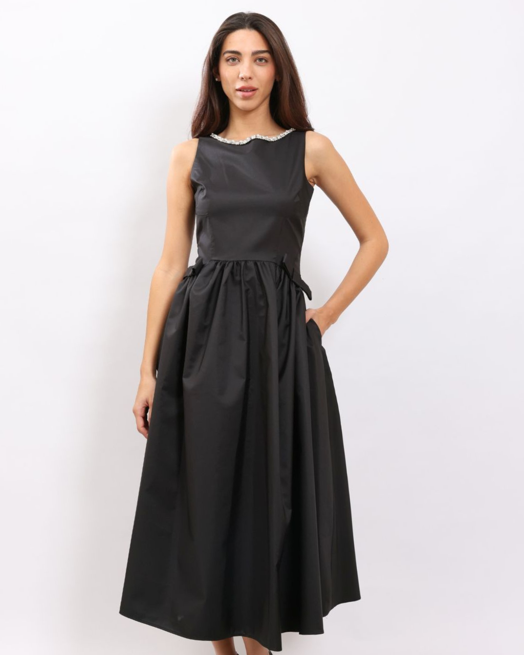 Beaded Neck Dress