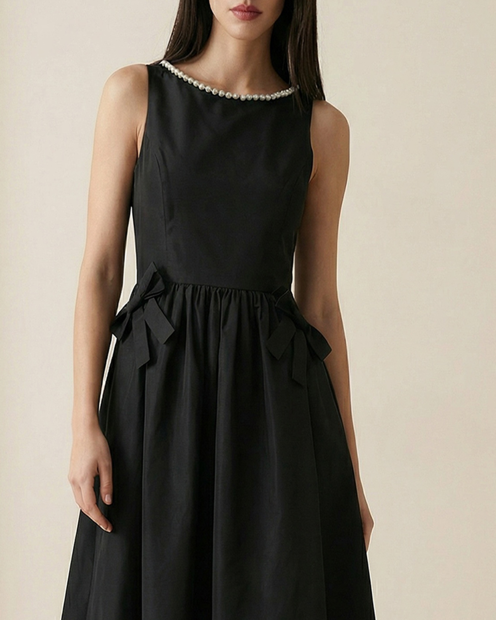 Beaded Neck Dress