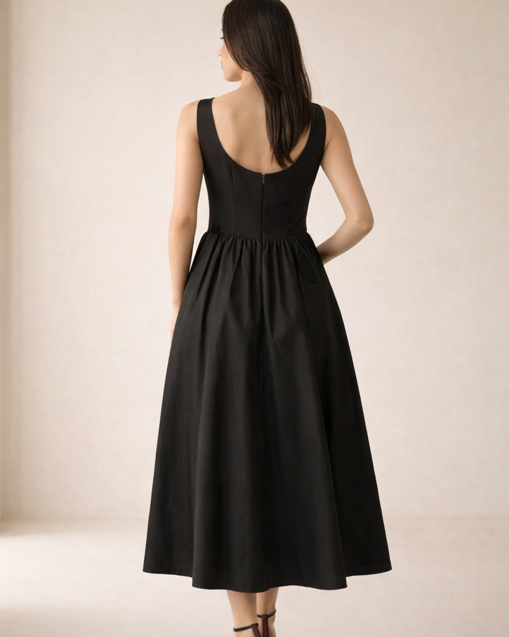 Beaded Neck Dress