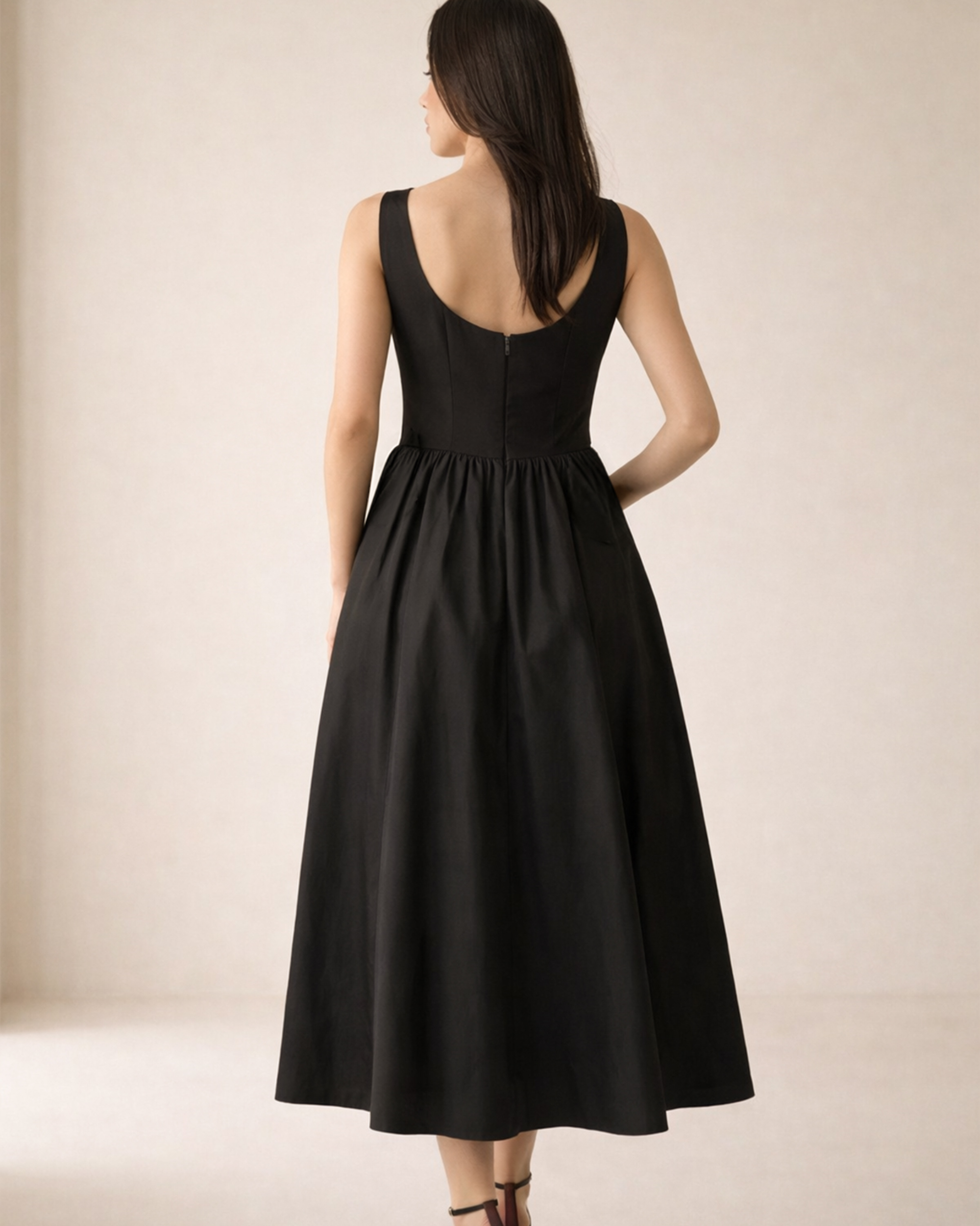 Beaded Neck Dress