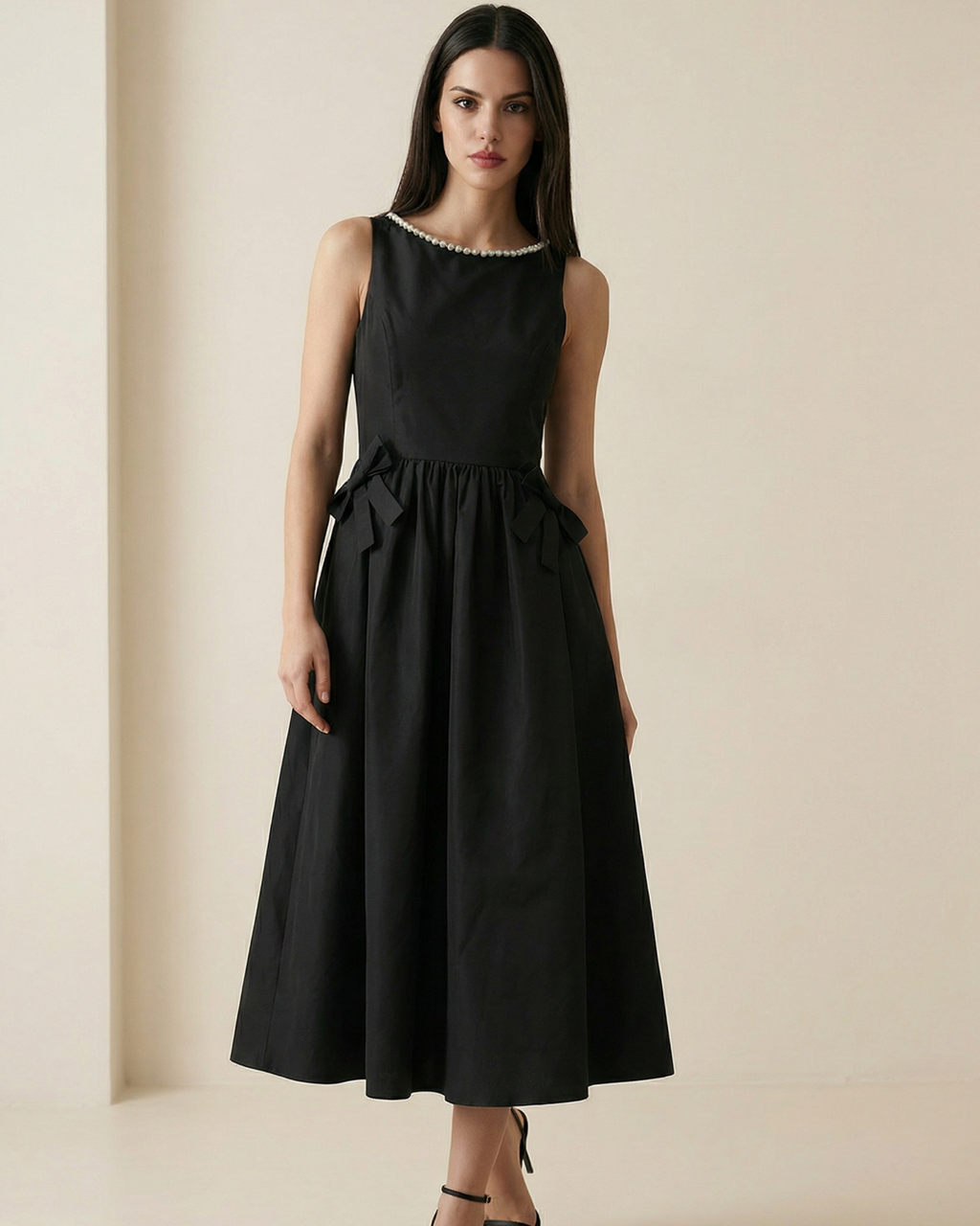 Beaded Neck Dress
