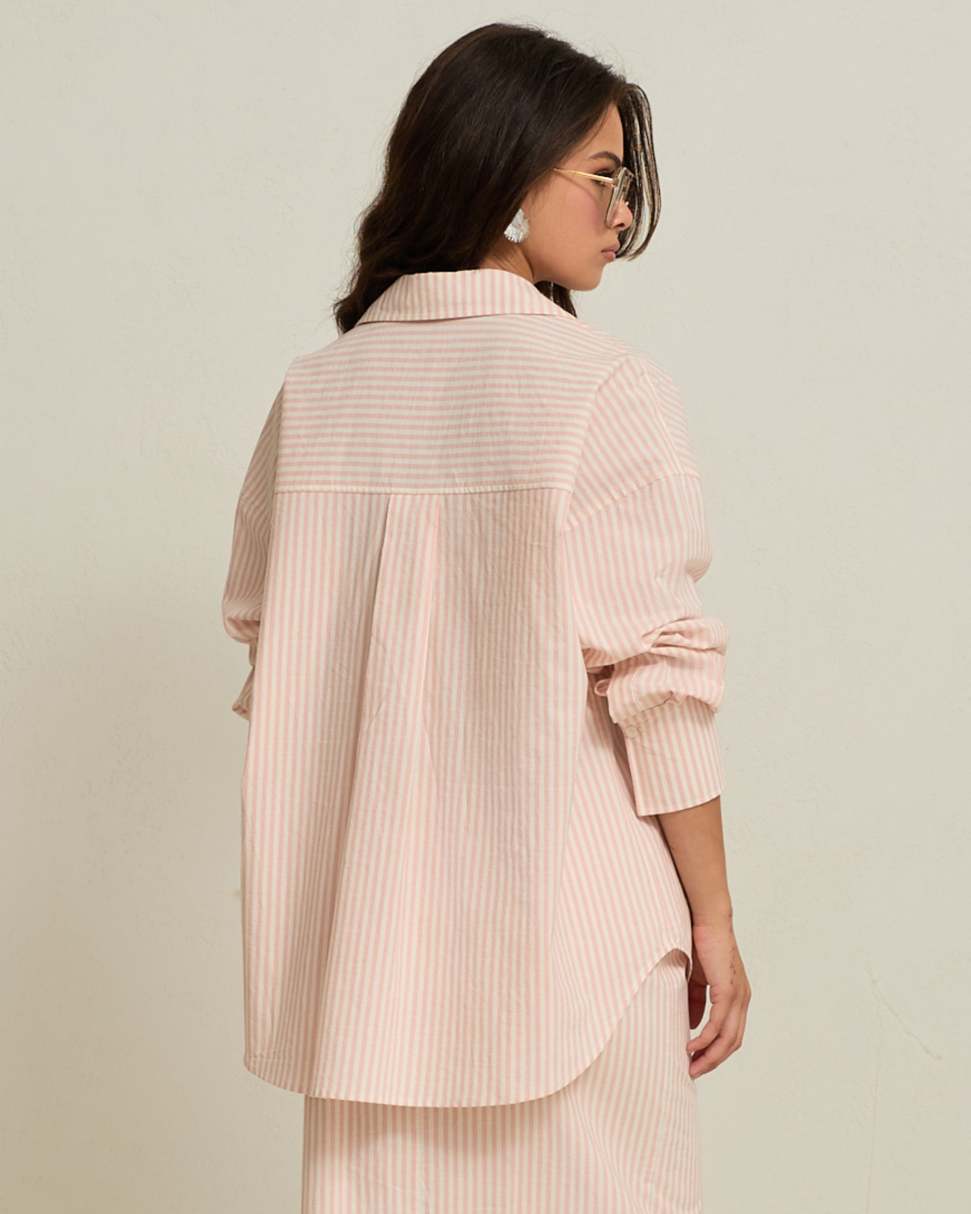 Pink Striped Shirt