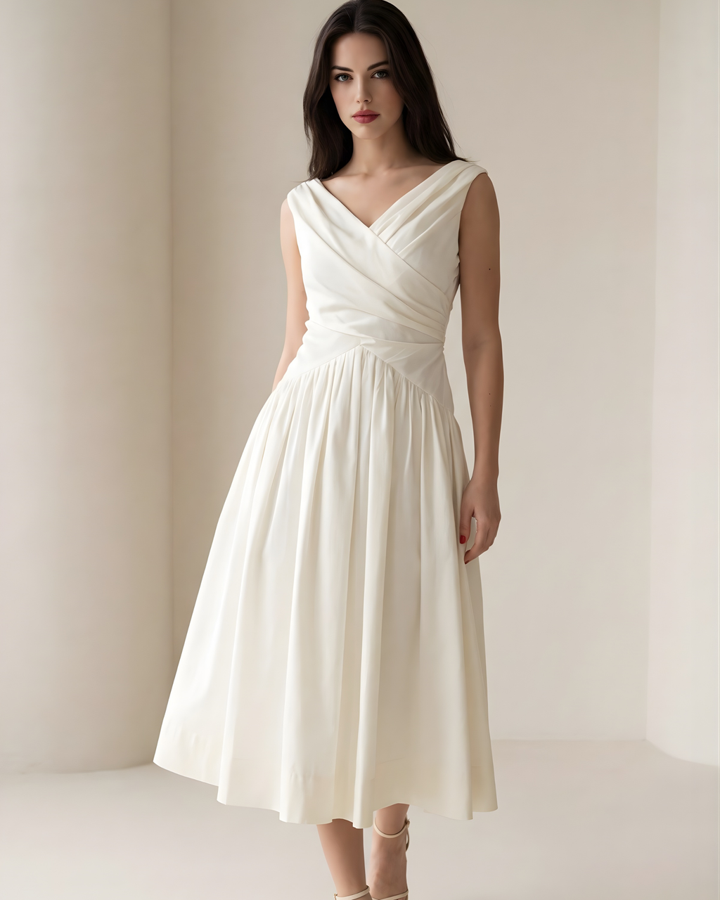 Sleeveless Midi Dress