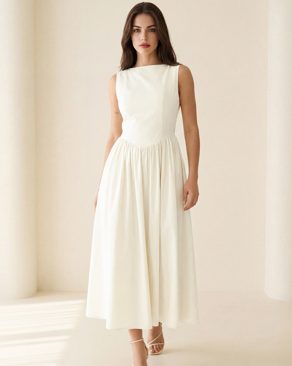 Defined Waist Midi