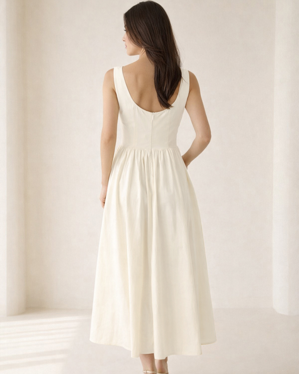 Defined Waist Midi