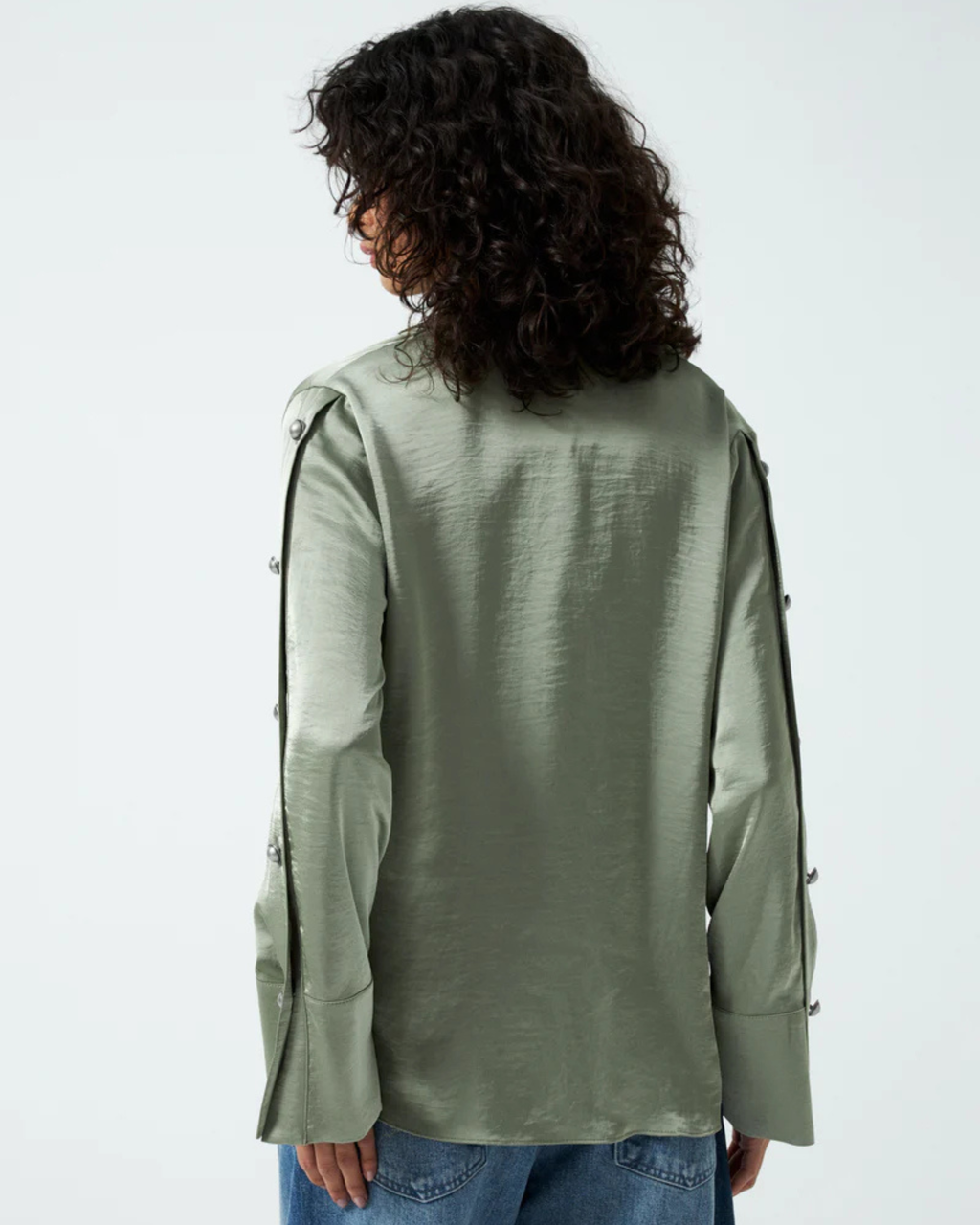 Collared Cowl Shirt