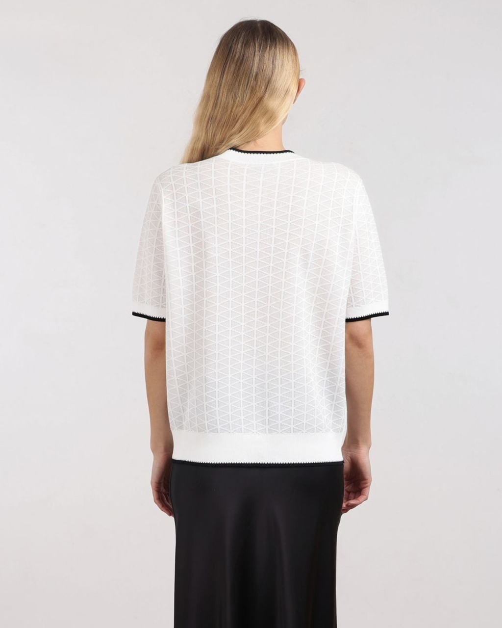 Contrast Trim Top