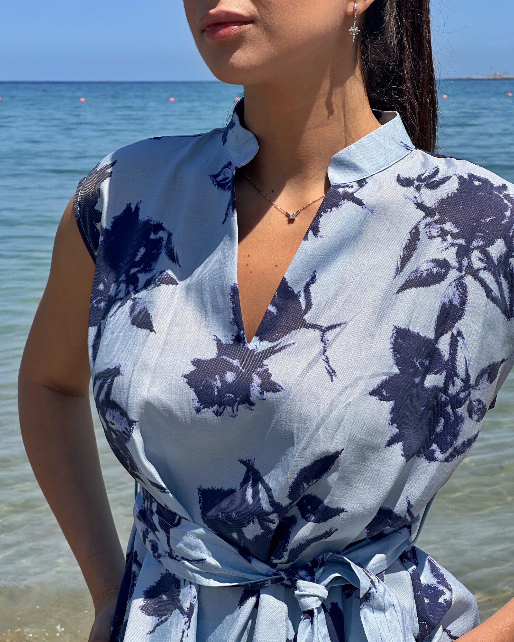 Floral Tie-Waist