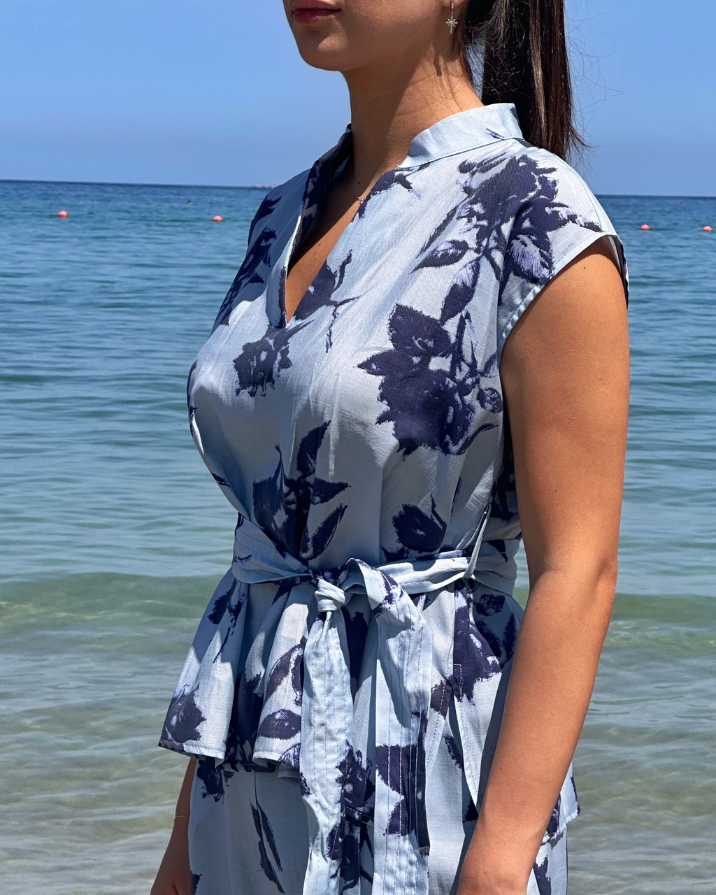 Floral Tie-Waist