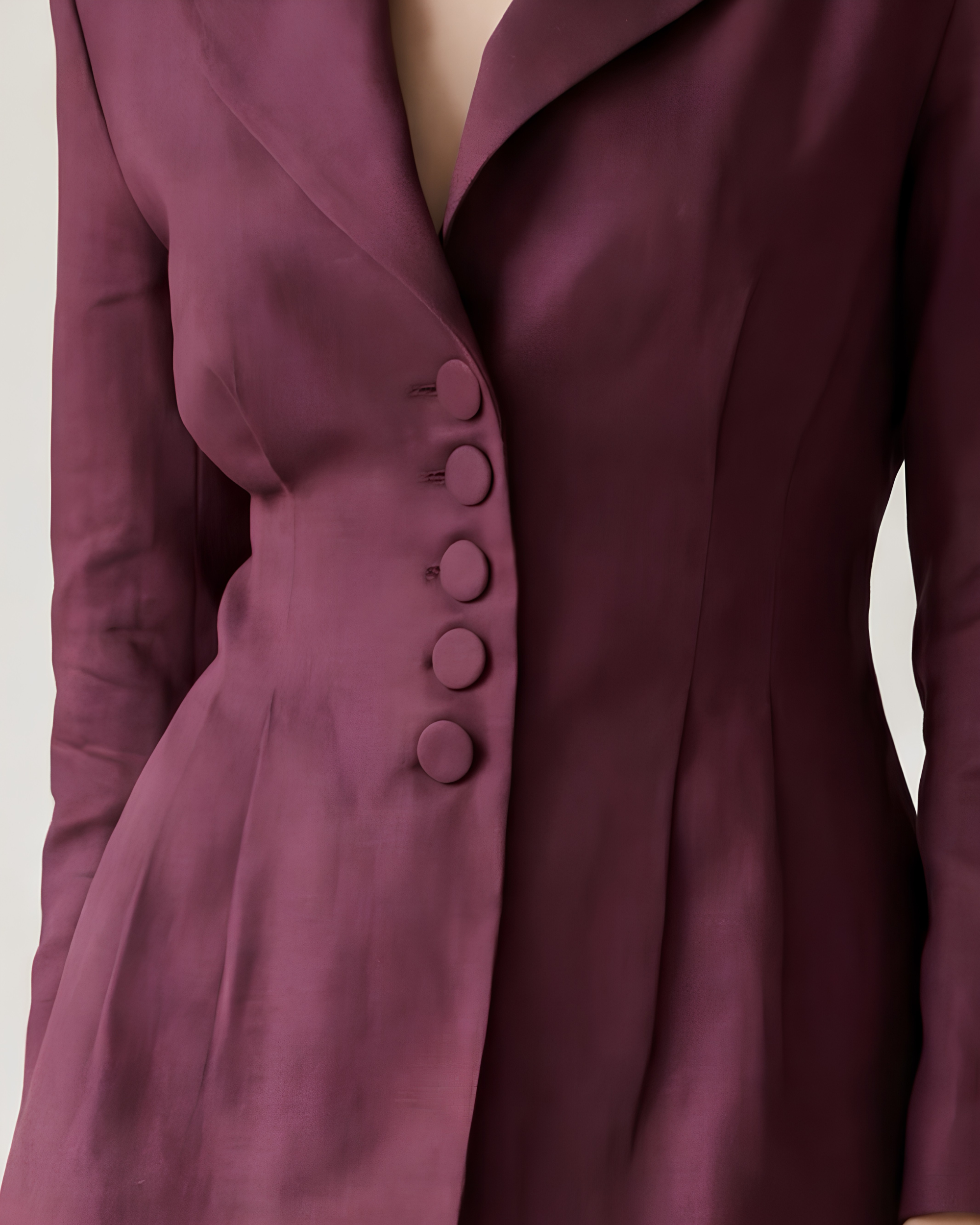 Waisted Linen Suit