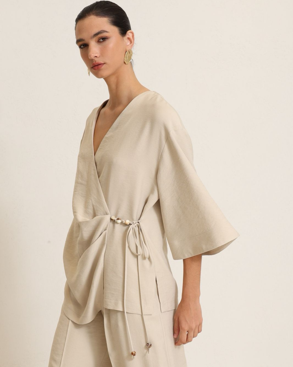 Beaded Tie Two-Piece