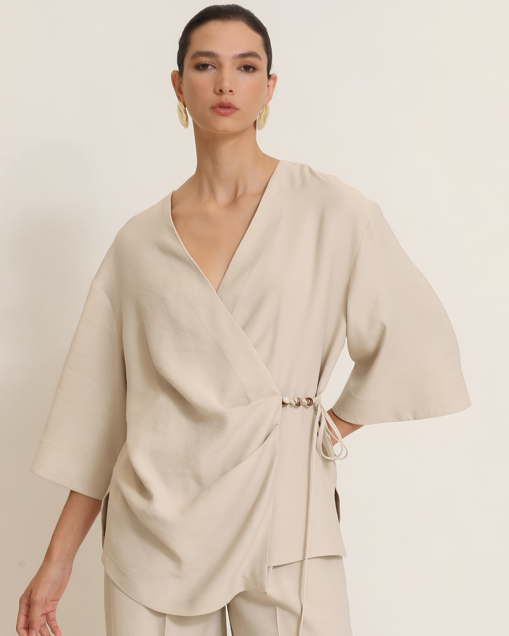Beaded Tie Two-Piece