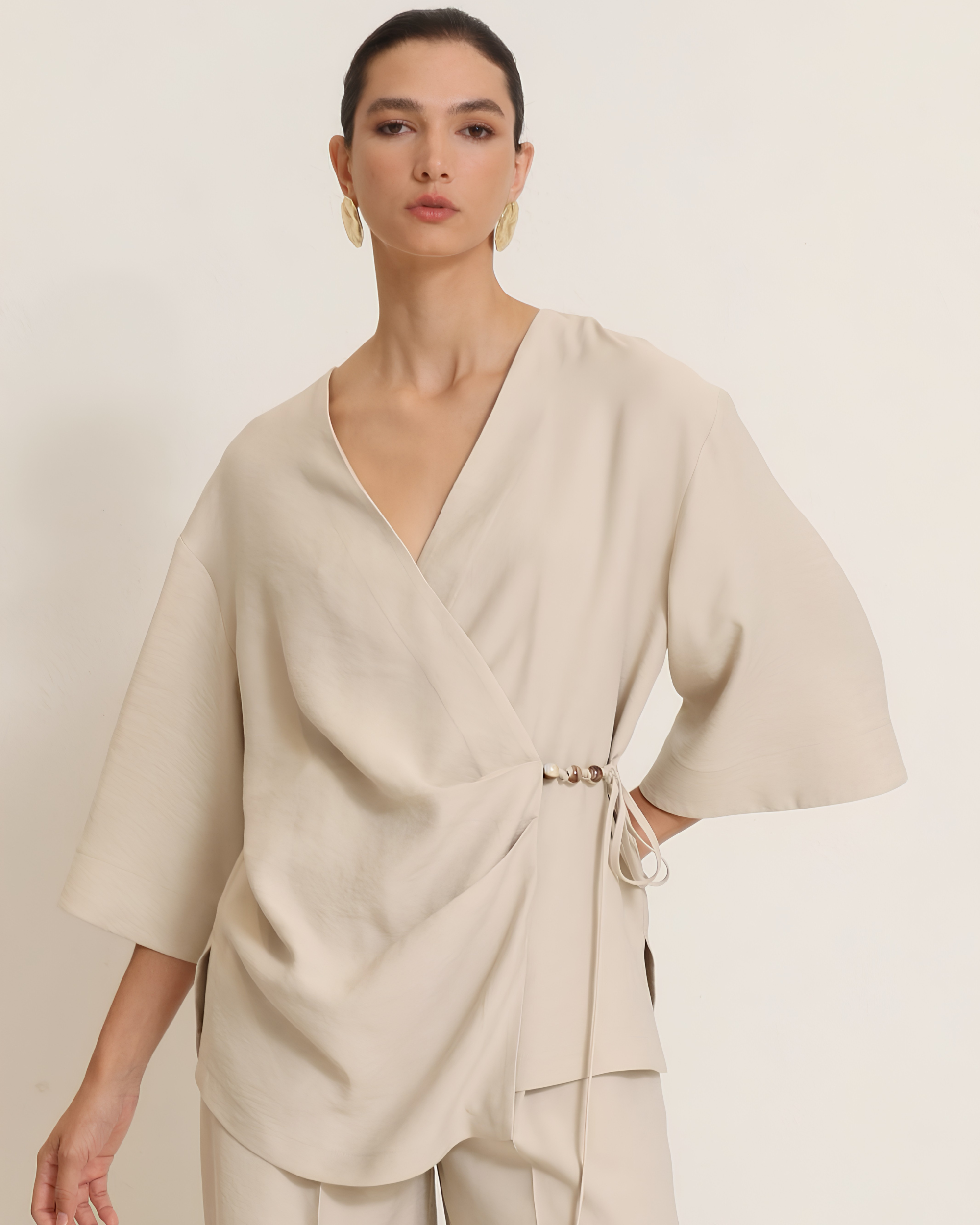 Beaded Tie Two-Piece