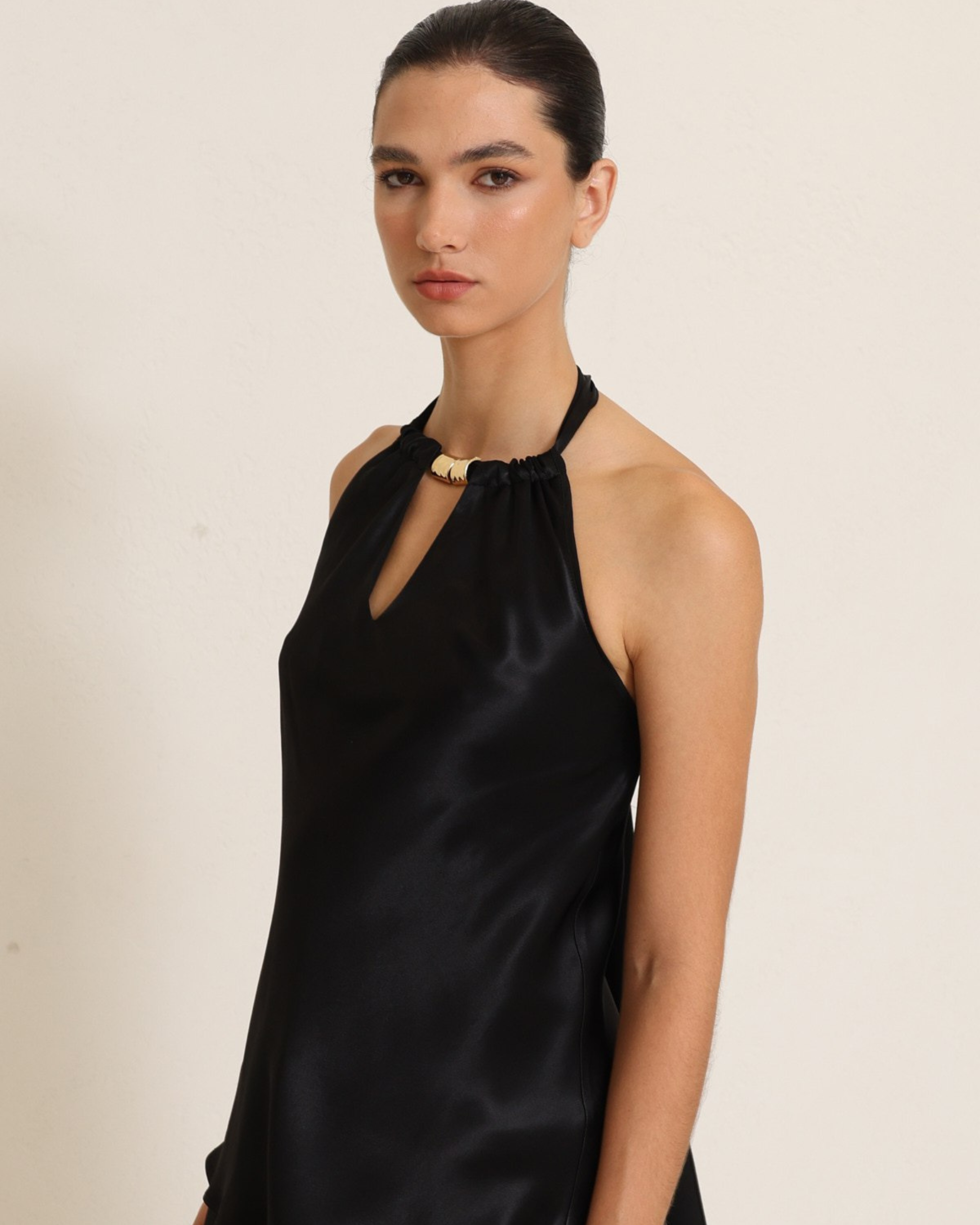 Gilded Halter Neck