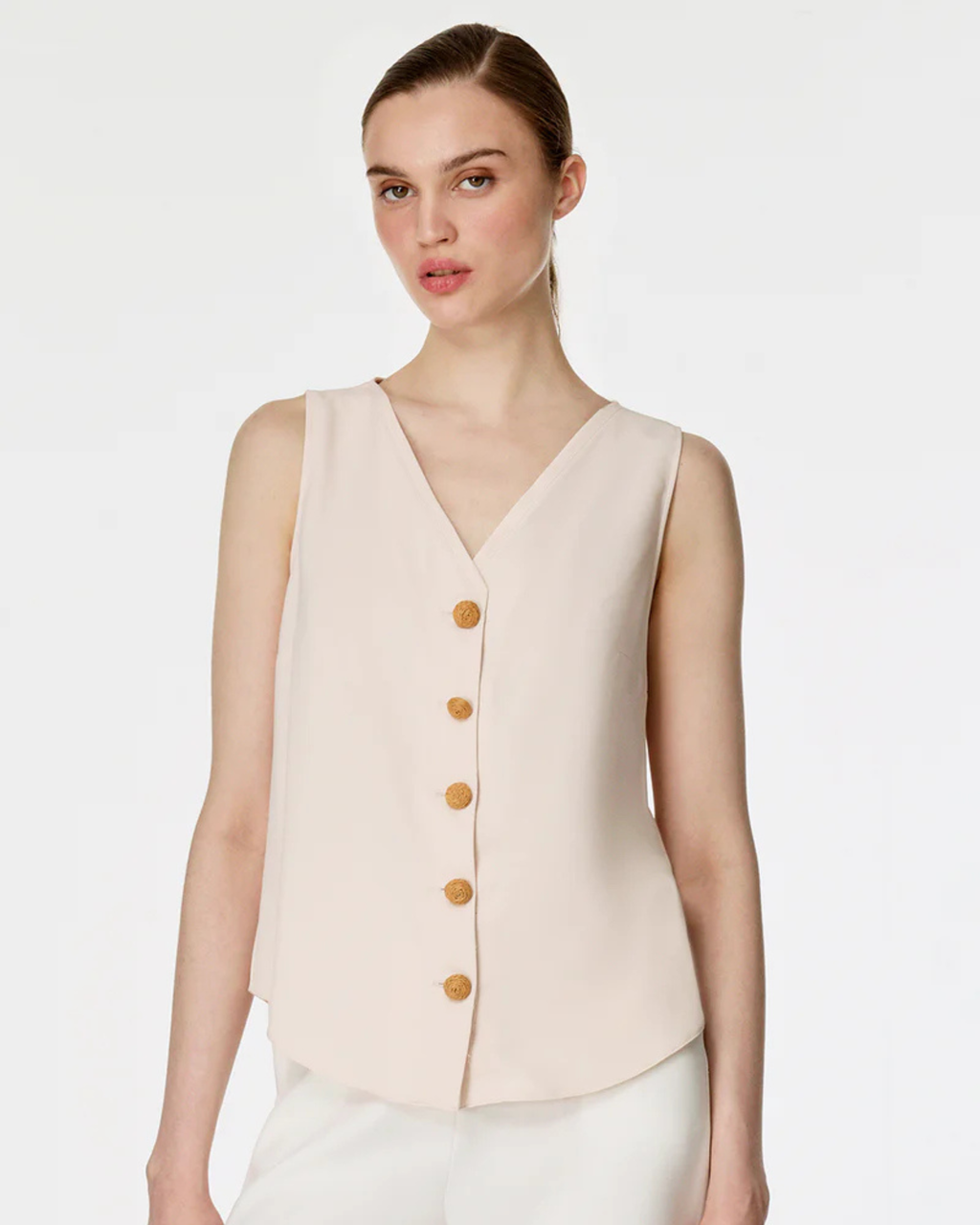 Rattan Button Waistcoat