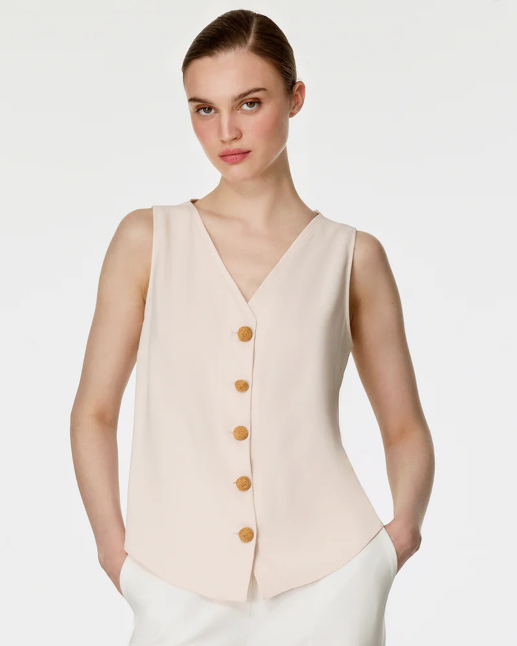 Rattan Button Waistcoat