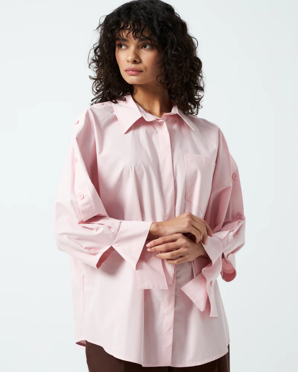 Bow Cuff Shirt