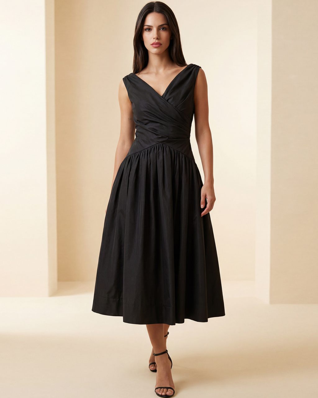 Sleeveless Midi Dress