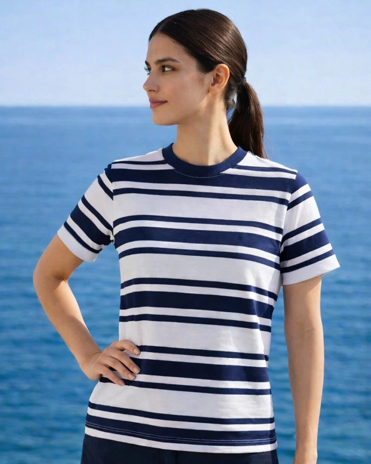 Navy Cotton Tee