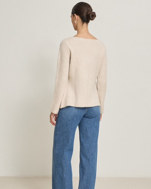 Buttoned Knit