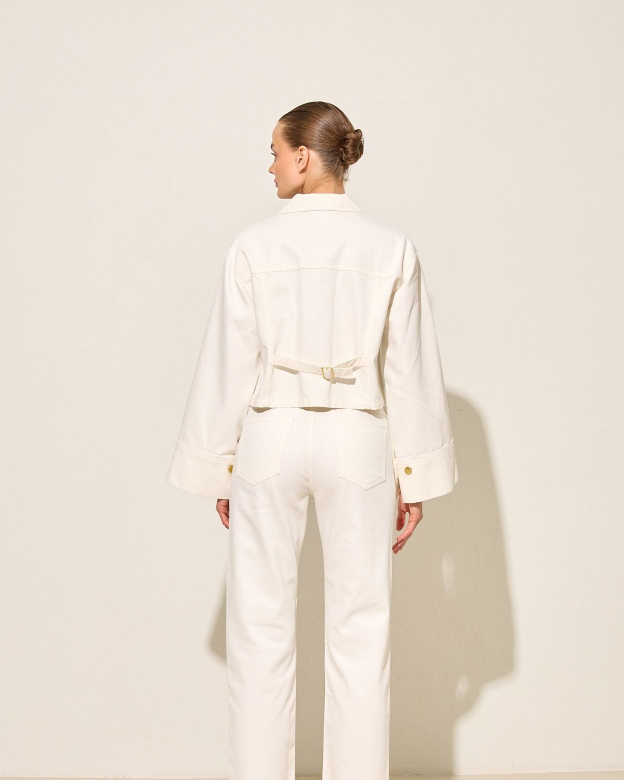 White Denim Jacket
