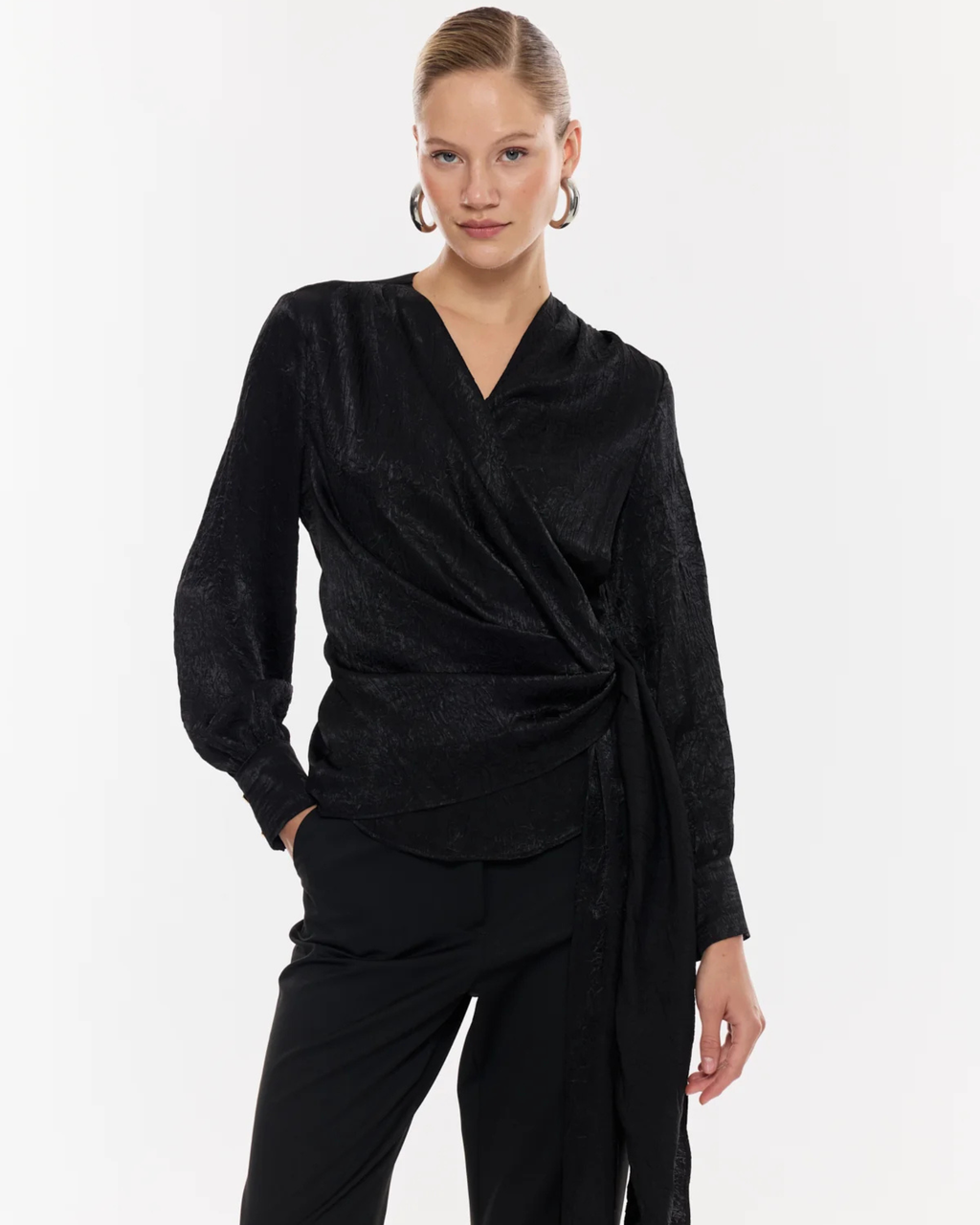 Front Wrap Blouse