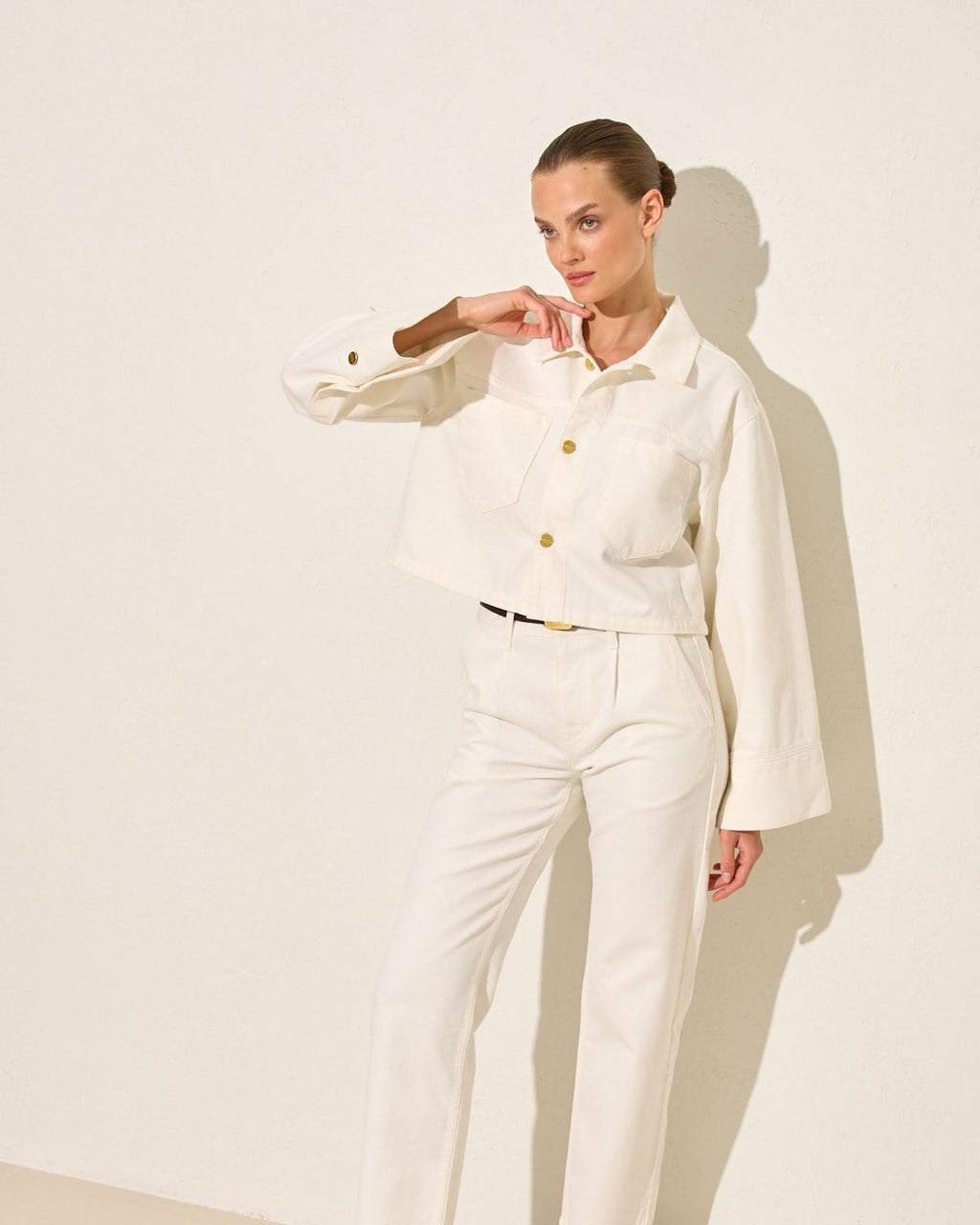 White Denim Jacket