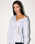 Button Waist Shirt
