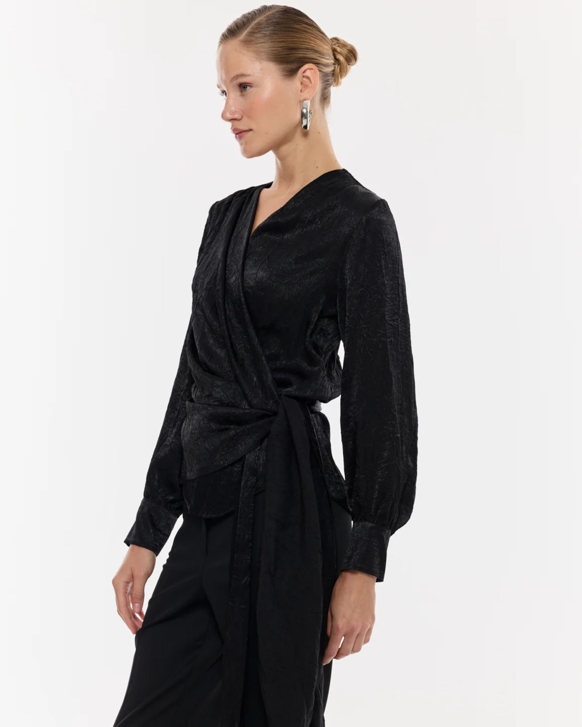 Front Wrap Blouse