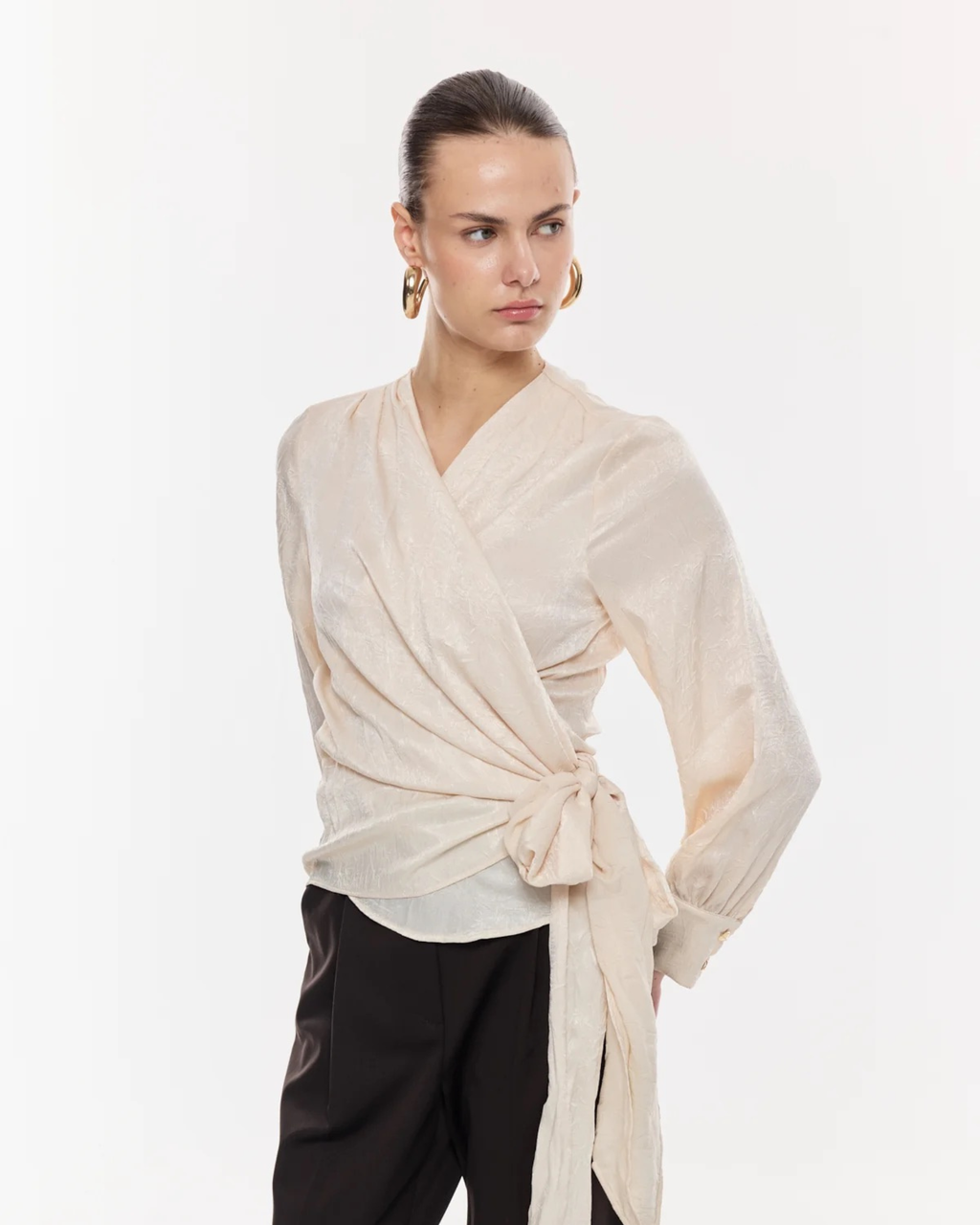Front Wrap Blouse