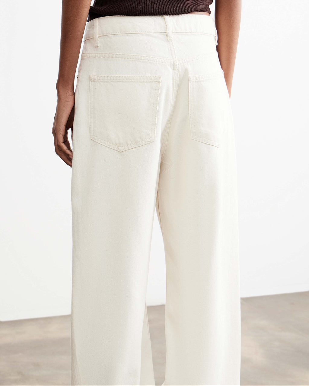Wide Cream Denim