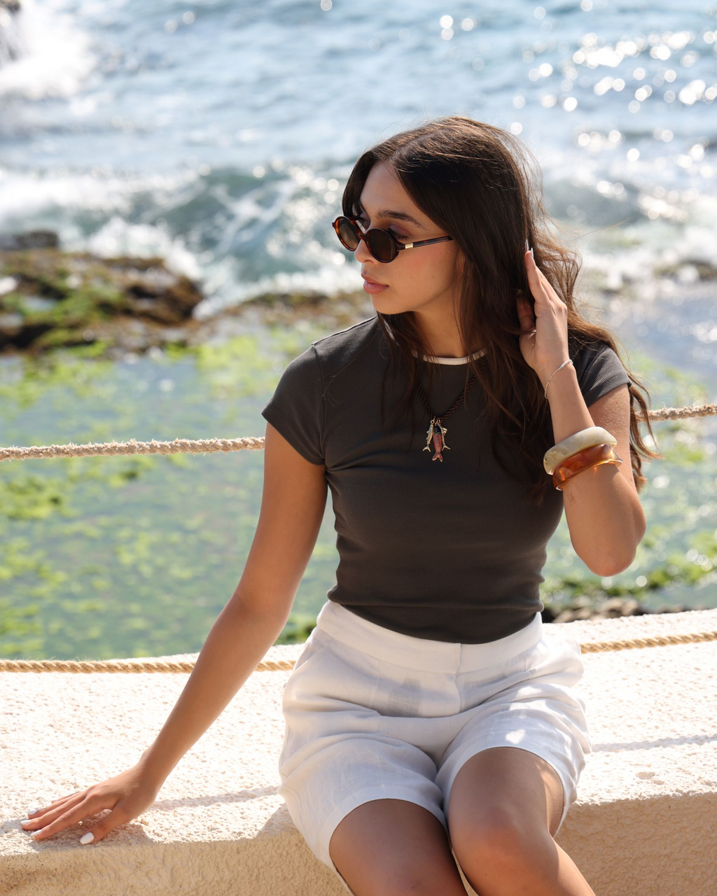 Contrast Trim Shirt