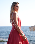 Fringe Strap Slip Dress