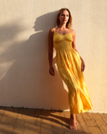 Yellow Tiered Sundress