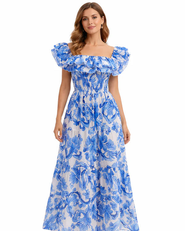Ruffle Off-Shoulder