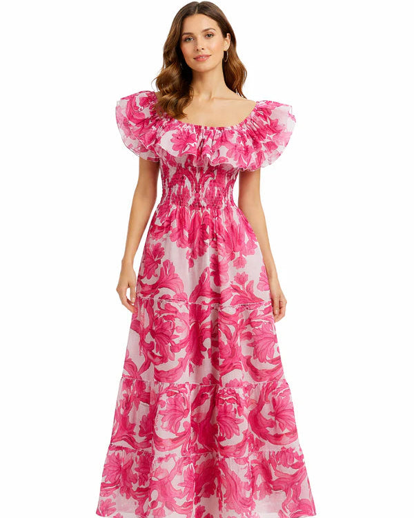 Ruffle Off-Shoulder