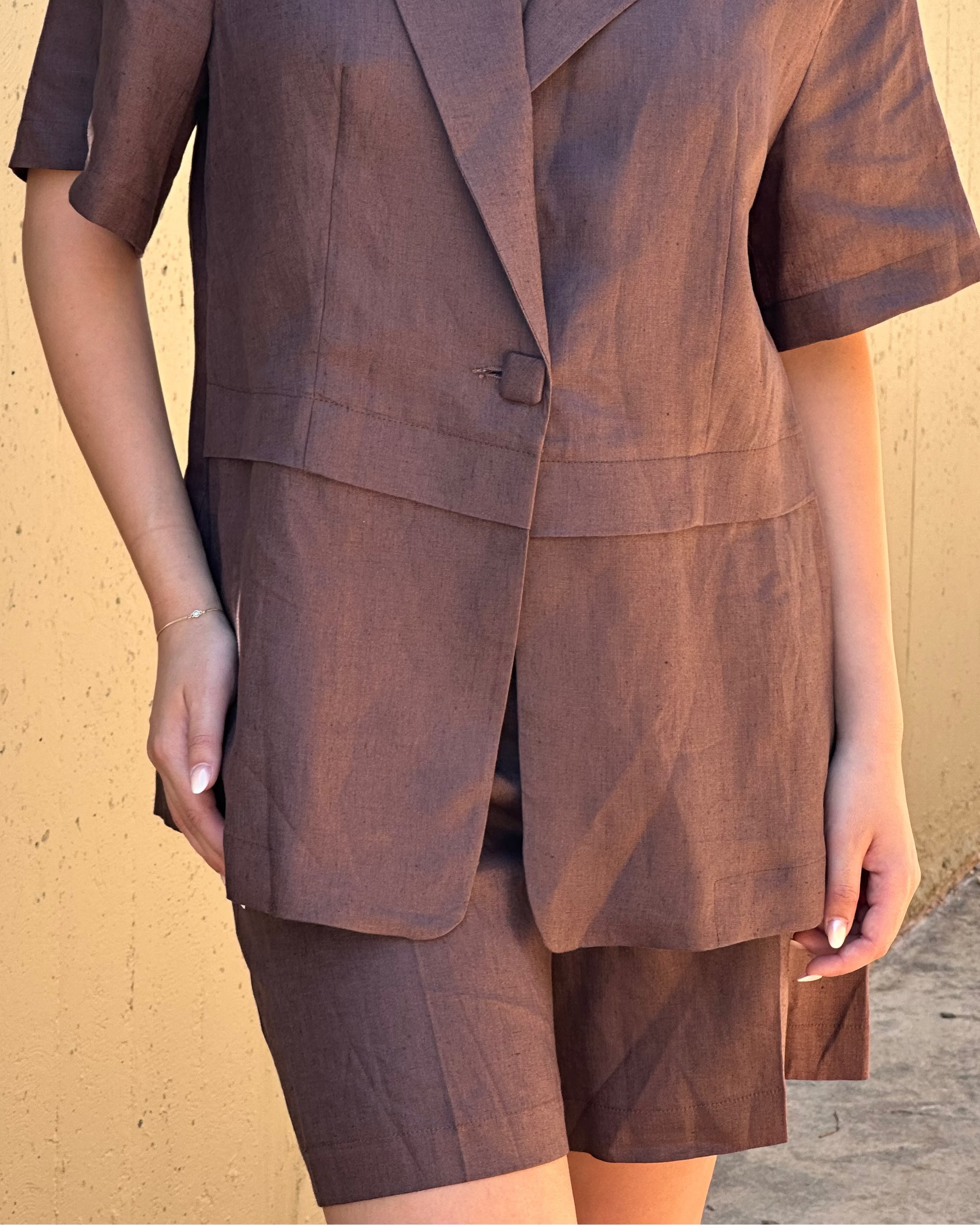 Linen Two-Piece Shorts