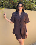 Linen Two-Piece Shorts