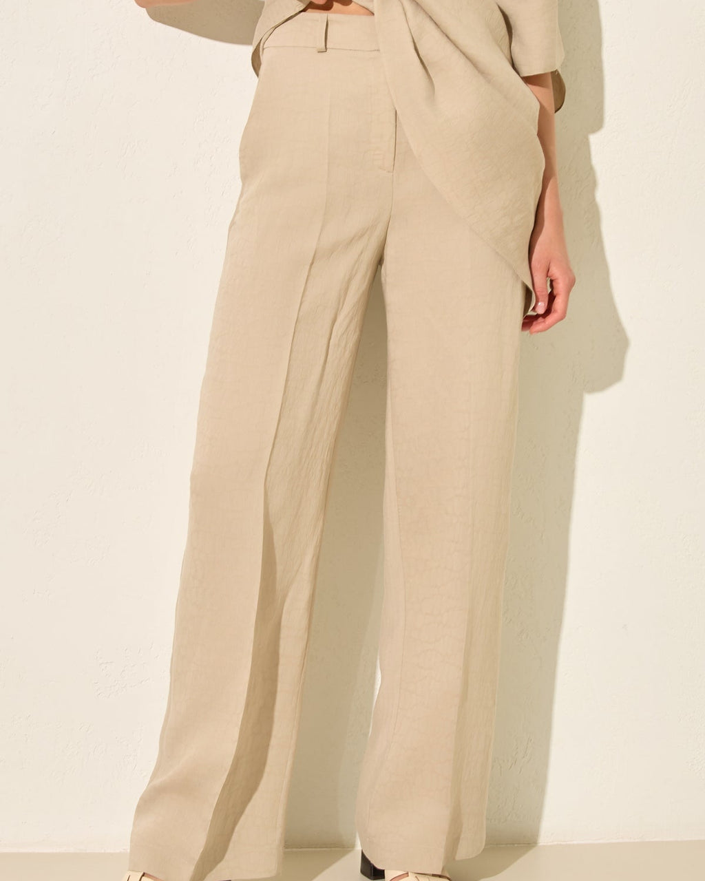 Sand Pleated Bottoms