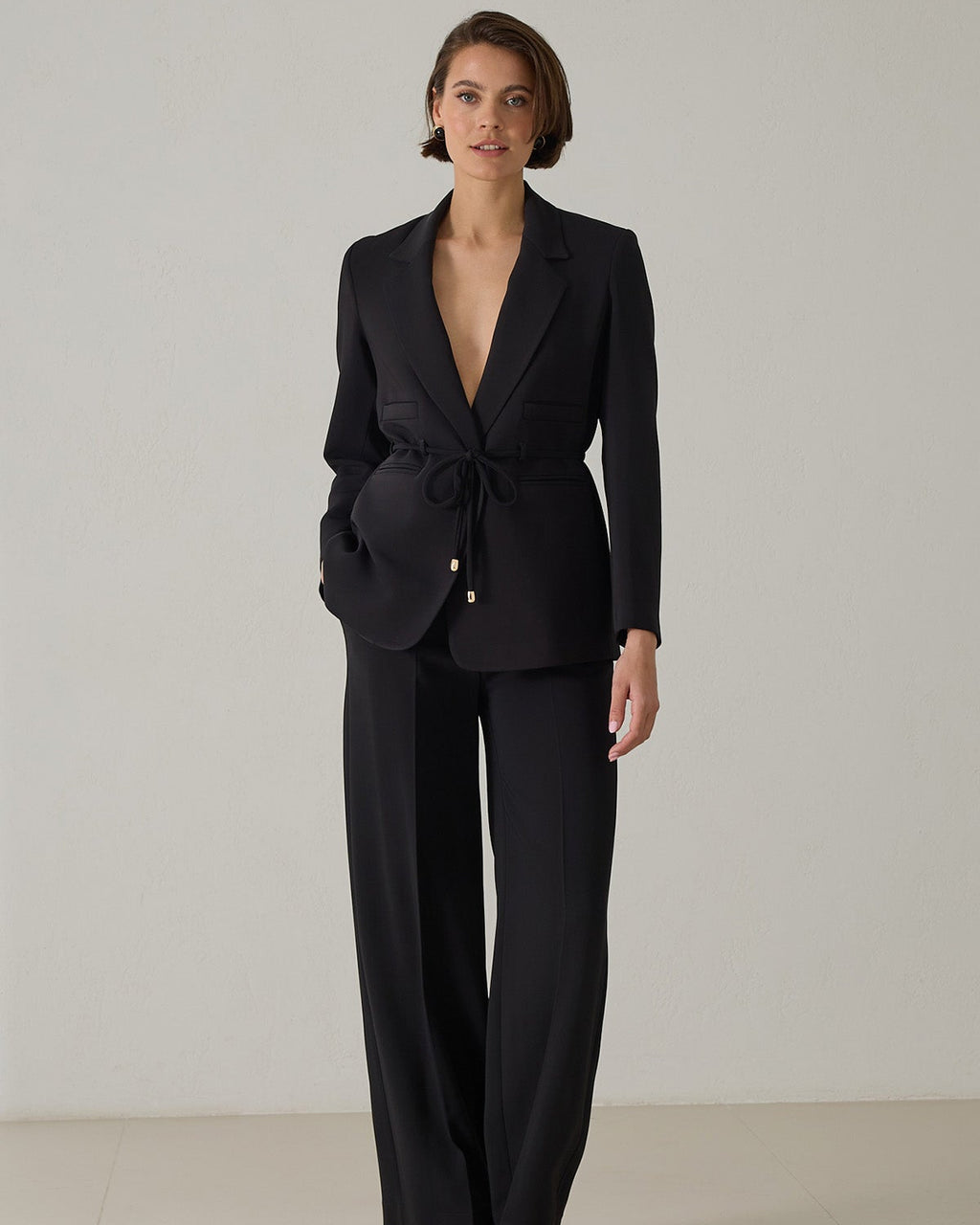 Drawstring Waist Suit