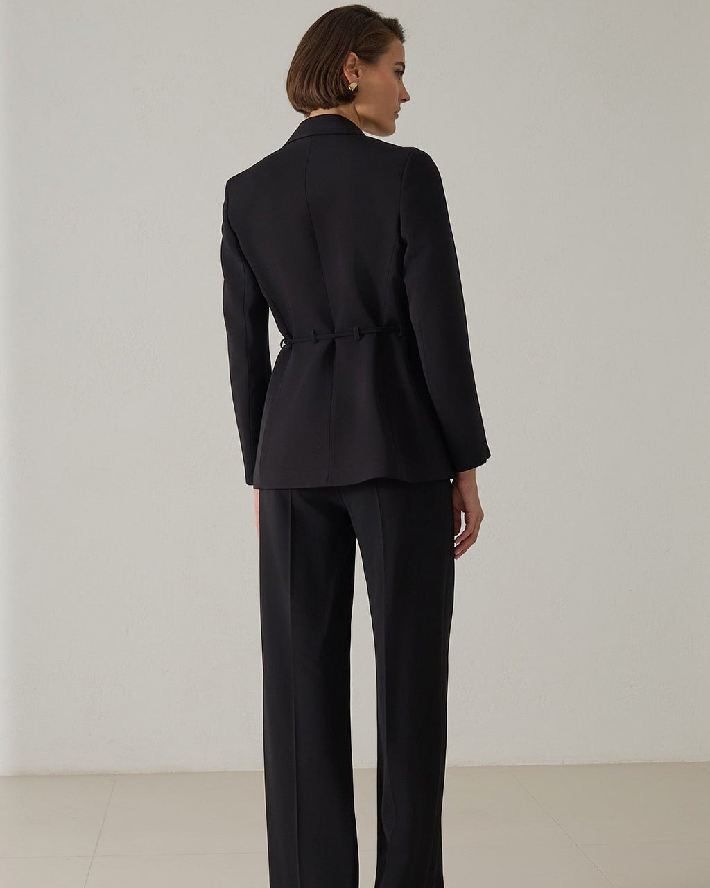 Drawstring Waist Suit
