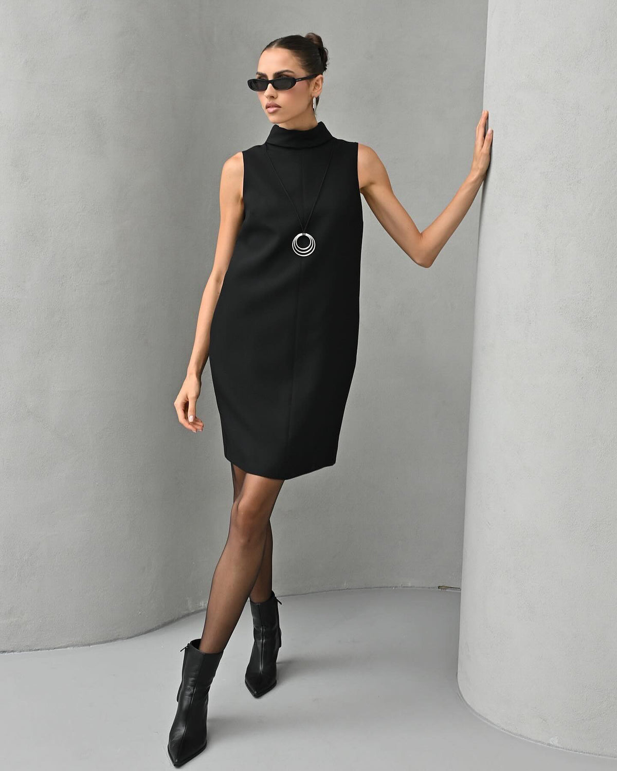 Turtleneck Mini Dress
