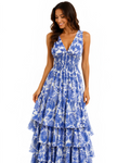Halterneck Tiered Dress