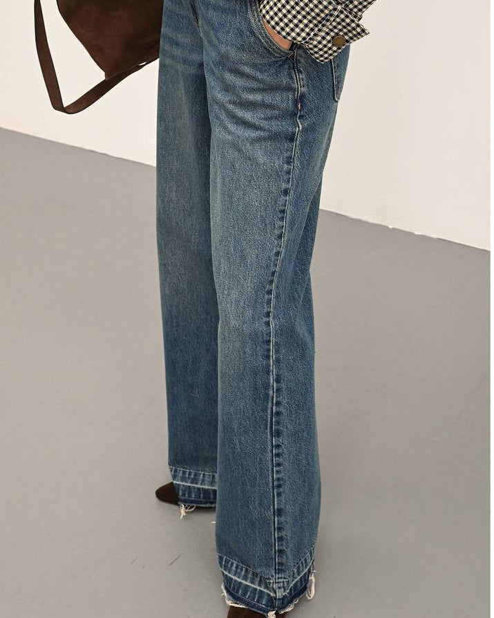 Vintage Wash Raw Hem