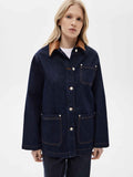 Tan Collar Denim Jacket